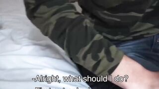 Adorable twink Dan begs me to fuck him and spray my cum on his mouth Hoe 2