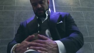 PlayingMen.com - Paul Wagner in suit ass fucked by hunky Rogan Richards
