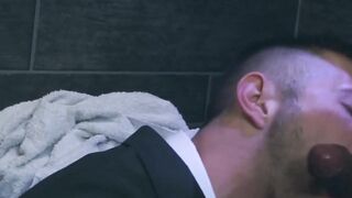 PlayingMen.com - Paul Wagner in suit ass fucked by hunky Rogan Richards