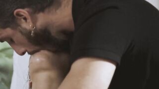 My naked and tempting body was dominated by pussy eater Lucas Frost