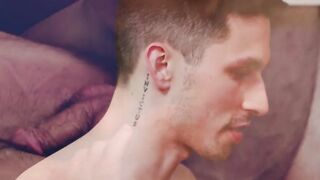 Hot messy loads from the hairy horny friends Derek Bolt and Kane Fox