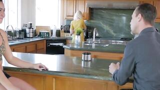 FamilyHandle.com - Geneva King gets her pussy pounded hard by her horny stepdad