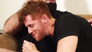 Ginger hottie Chris White juiced by hot bear Jaxton Wheeler