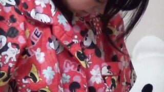 NipponSexTV.com - Japanese babe filmed in intense masturbation by voyeur