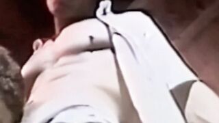RetroDudes.com - Hung butt buddy touches himself before bare fucking cute guy