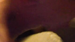 Handsome twink sucks enormous cock while moaning