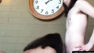 RealAltGuys.com - Fresh twink feasts on cock before cheerful anal threesome and orgas
