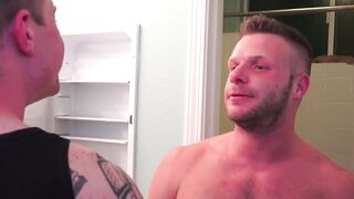 BreedingMeRaw.com - Hunky gays DJ and Brian Bonds bareback fuck post steamy shower