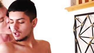 TwinkStrokes.com - Twink deepthroats his partner before intense ass fucking