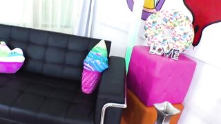 NYMPHO Blonde cutie Lilly Bell gets dicked down