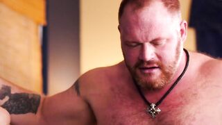 HardcoreBears.com - Big booty bear bottoms for his lover with a big pair of nuts deep