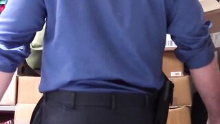 Teen suspect gets her pussy filled after shoplifting