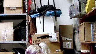 Crook Lexi Lore gives mouth and pussy to avoid prison