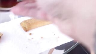 Daughter ears cumshot after riding and sucking stepdad first