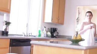 Daughter ears cumshot after riding and sucking stepdad first