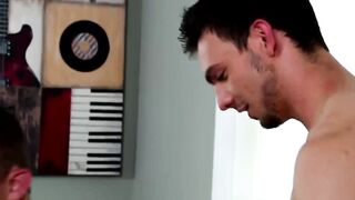 BuddiesNextDoor.com - Three gorgeous dudes rail each other relentlessly in a hardcore