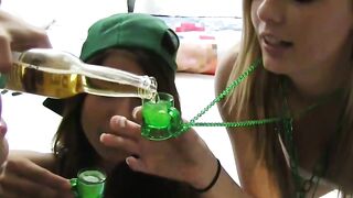 All natural teens penetrated vigorously at this sex party