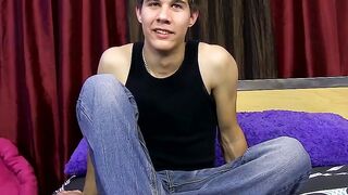 BoyObsession.com - James Redding's adorable twink jerk off session on camera