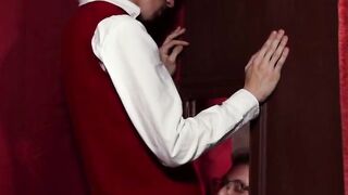 FatherXXX.com - Confession room secret exposed with pastor's raw fuck