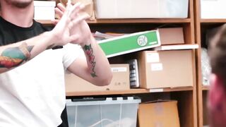 Tatted sweet perp Penetrated by a horny cop till he cums
