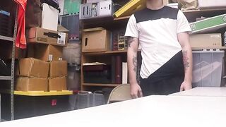 Tatted sweet perp Penetrated by a horny cop till he cums