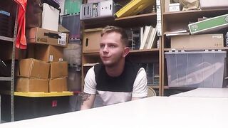 Tatted sweet perp Penetrated by a horny cop till he cums