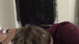 Skinny stud devours two cocks at the same time