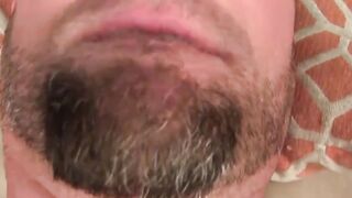 MenWithFur.com - Hairy twink Christian Matthews plays with his bushy cock