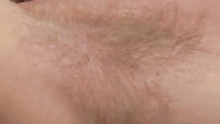 MenWithFur.com - Hairy twink Christian Matthews plays with his bushy cock