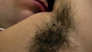 MenWithFur.com - Handsome cock sucker strokes his hairy rod intensely