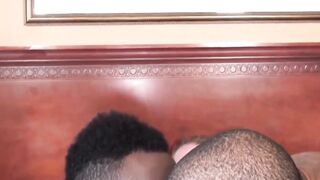 BarePigs.com - Black stud spitroasted by two eager white cocks