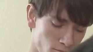 Adorable Austin Parker doggystyle fucks cute twink after BJ