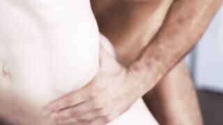 SayUncleNetwork.com - Cute twink stepson bareback fucked deeply by his muscle hunk st