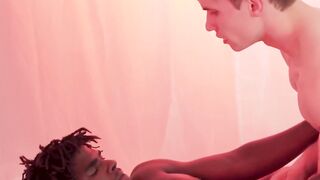 SayUncleNetwork.com - Handsome Devin Trez makes Darron Bluu ride his massive black di