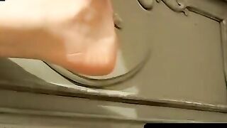 ToesXXX.com - Young foot lover Clyde's foot and cock play