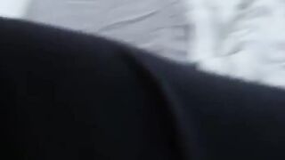 Curvy cute daughter rides daddy and his massive cock for fun