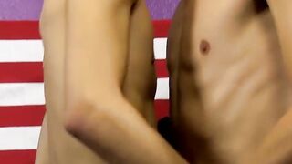 RawTwinkys.com - Horny twink with tattoos loves taking it up his tight rear with joy