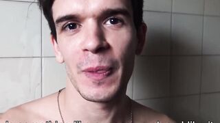 Attractive twink Sebastian skillfully used his tongue to play with my thick rod Hoe 2