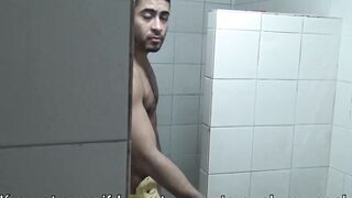 Muscular tatted dude Licho slobbers my friends cock until he explodes cum Hoe 2