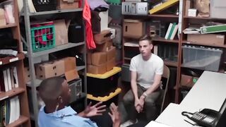 Skinny delinquent Stud Devours officers huge black cock Hoe 2