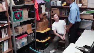 Skinny delinquent Stud Devours officers huge black cock Hoe 2