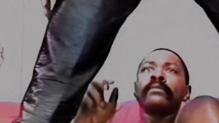 RetroDudes.com - Black retro stud Steve Humper explores my ass with his enormous dick
