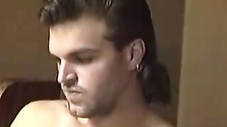 MenWorkinXXX.com - Hot amateur Dallas with long hair enjoys intense solo action