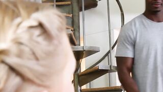 BlackCockLove.com - Horny blonde babe Lily Rader drilled hard by big hard stick