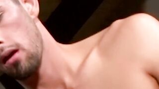 Bored hetero guys Jason Sparks and Jake Steele blow and pound each others ass