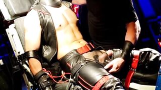 Sadist master  sub to moan and scream in pleasure