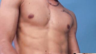MachoIO.com - Handsome young guy teases and strokes until he cums