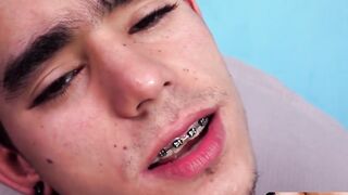 MachoIO.com - Handsome young guy teases and strokes until he cums