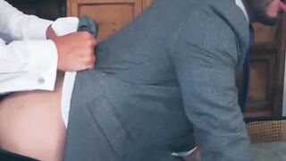 Bearded hunk Kike Gil sucks rock hard cock from classy hunk Hoe 2