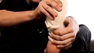 ToesXXX.com - Skinny twink's foot massage and huge dick cum play